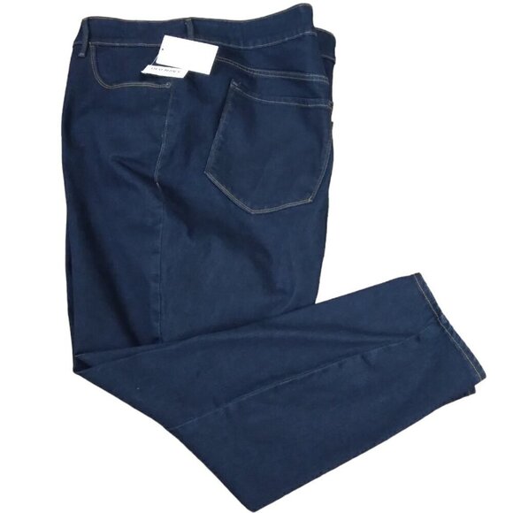 Old Navy | NWT Mid-Rise Pop Icon Skinny Jean Dark Wash | Plus Size 28 Short - Picture 1 of 10
